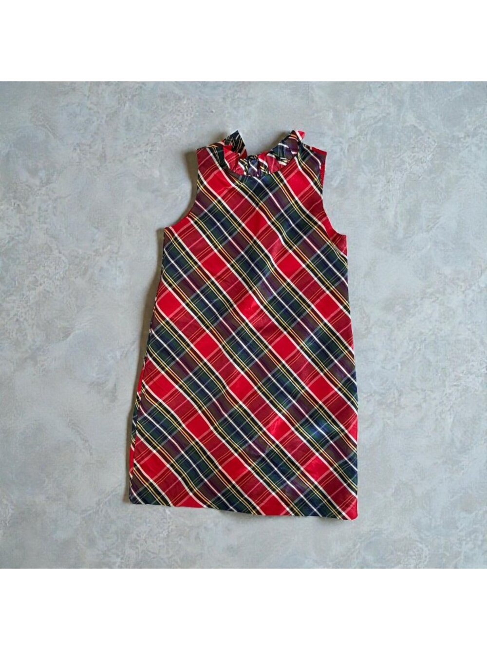 CROWN & IVY Girls High Neck Ruffle Shift Dress Size 14 NEW NWT